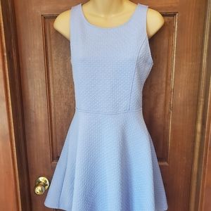 A line mini dress with a cute back cut-out